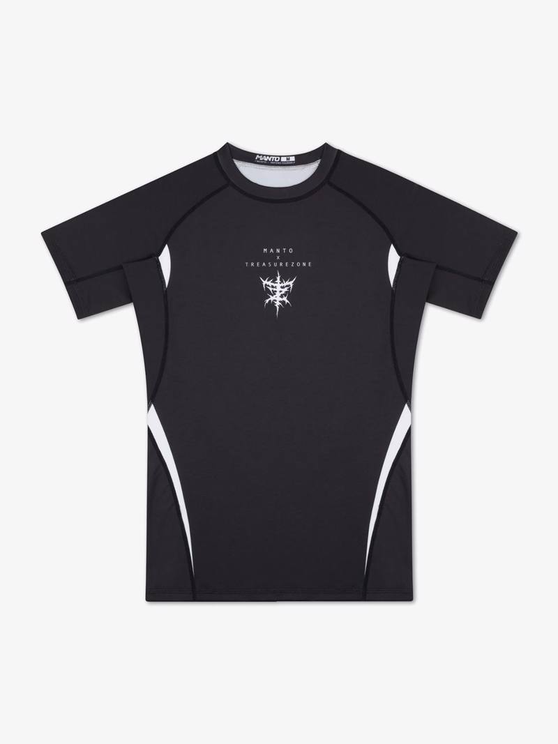 MANTO treasure zone RASHGUARD -black